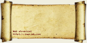 Dina Rakanović vizit kartica